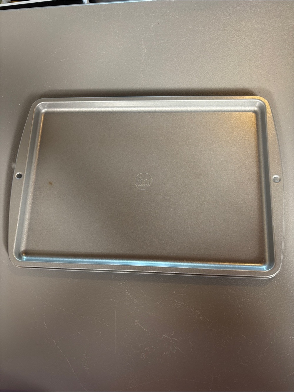Food Network Nonstick Baking Sheet Cookie Pan 16 x 11 Gray Metal Bakeware